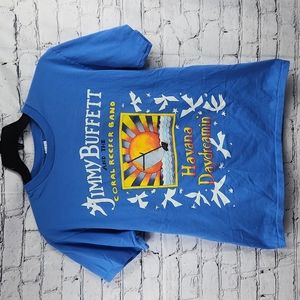 Vintage 90's Jimmy Buffett Single Stitch Havanna Daydreaming Concert T-shirt